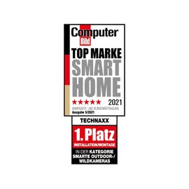 Technaxx Wildlife Camera with Motion Sensor Night Vision Function - PIR Sensor, IR LEDs for Night Shooting, Full HD Video, Photo, 2.4 Inch Display, Trigger Time 0.5 Seconds - Test Winner Wild Cam