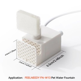 Replacement Water Pump, Compatible for 3Gal/12L Dog Water Fountain for Large Dog (FN-W13)