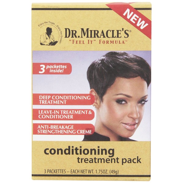 Dr. Miracle's Deep Conditioning Treatment Pack, 1.75 Ounce, 871240