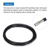 QUARKZMAN 100 ft (30 m) Wire Rope 304 Stainless Steel