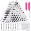 200 Piece Hair Perm Rods Set with Pintail Comb and