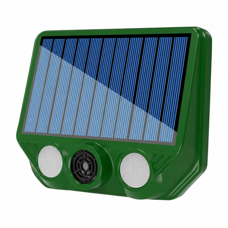 Solar Ultrasonic Animal Repeller for Outdoor Use – IP66 Motion