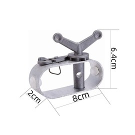 Changyeah Cable Winch Tightener Mini Winch Heavy Duty Clothesline Tightener Greenhouse Wire,4 pcs Pool Cover Winch,Replacement Metal Winch for Swimming Pool Winter Cover