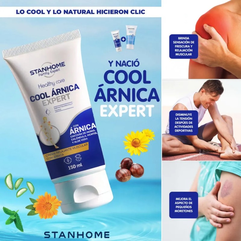 Cool Árnica Expert Nueva Crema Relajante Muscular Stanhome