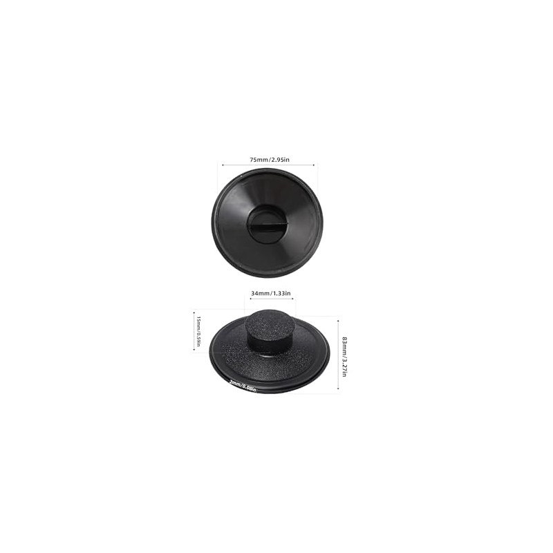 RQYEKDO Kitchen Sink Stopper, 1 Pack 3-1/2" Universal Sink Cover