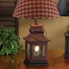 Park Designs Iron Lantern Lamp 20" Red