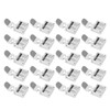 20 Pcs Zipper Presser Foot Stainless Steel Invisible Zipper Sewing