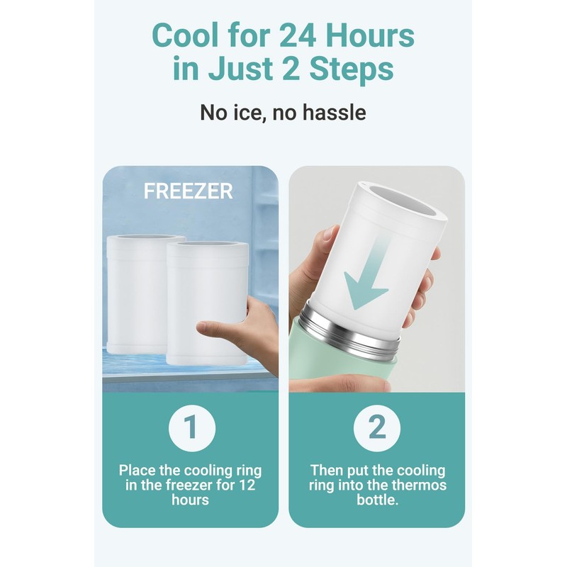 Koalababy 22oz Portable Breast Milk Cooler – 24-Hour Cooling with