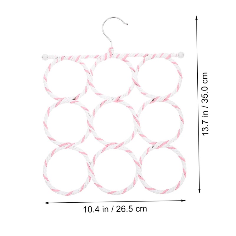 ABOOFAN 2pcs Foldable Scarf Hangers Space Saving Household Tie and