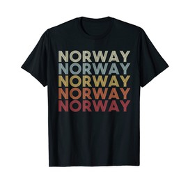 Norway Maine Norway ME Retro Vintage Text T-Shirt