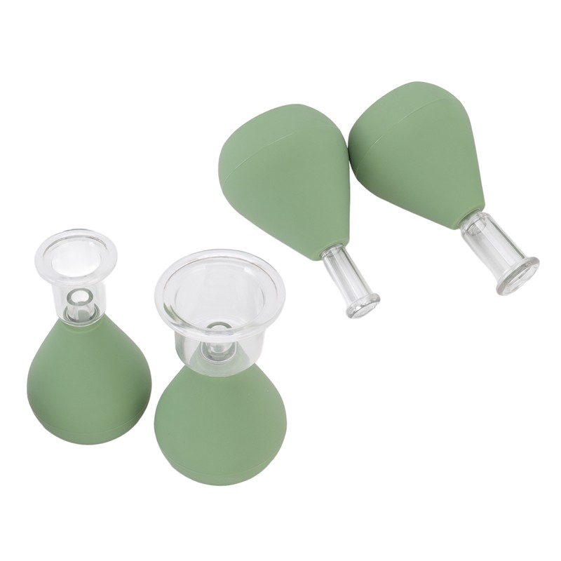 4Pcs Facial Cupping Therapy Set Help Sleep Tighten Skin Reduce