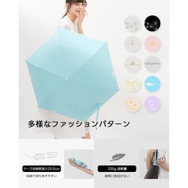 Konciwa Embroidered Parasol, 100% UV Protection, 100% Shade, Heat Insulation, Folding Umbrella, Lightweight, Heatstroke Prevention, Sun Protection, Skin Protection, Foldable, For Rain or Shine, Wind Resistant, Durable, Portable, Ultra Water Repellent, Rain Umbrella, For Women, Men, Kids, Adults, Storage Pouch Included, Mother's Day, Father's Day, Celebrations, Birthday Gift