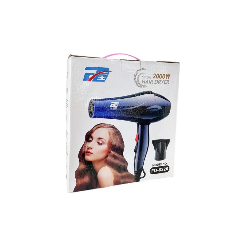 Secadora De Pelos Alta Potencia De 2000w Ideal Para Viajes