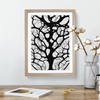 A Monochrome Tree No.4 Framed Print for Living Room Bedroom
