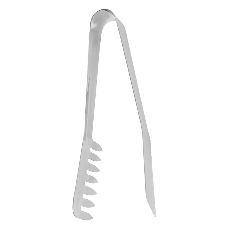 com-four® 3-Piece Pizza and Pasta Set, Stainless Steel, Serving Tongs,