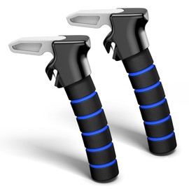 SYMYNELEC Car Door Handle for Elderly: Non-Slip Grip and Sturdy Assist Support - Fits Most Vehicles for Easy Getting in and Out of Car - Helpful for Seniors Handicapped Pregnant Women Children 2Packs