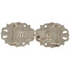 Breiter Dirndl Buckle Clasp, Traditional Apron Clasp, Metal with Flower,