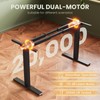 Casaottima Electric Standing Desk Frame, Dual Motor Height Adjustable Table