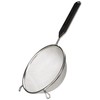 Fackelmann Metal/Plastic Strainer, Tinplate Black/Silver, 34 x 16 x 7