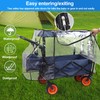 Rain Cover for Wagon, Wagon Rain Wind Cover Waterproof Push-Pull