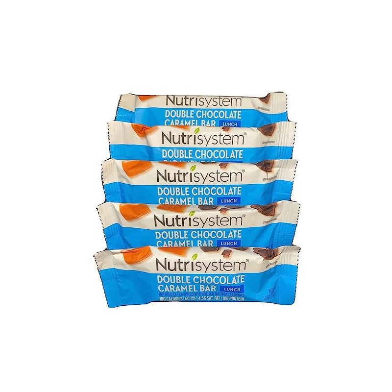 5 Bars Nutrisystem Double chocolate caramel Bars.