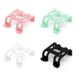 Quilax 4Pcs Dog GPS Trackers Rubber Clip Compatible with Tractive GPS, Soft Pet Location Trackers Clips, Replacement Rubber Attachment Clips for Pet