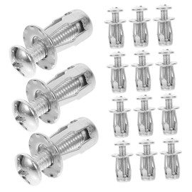 TEHAUX 20pcs Expansion Screws for Hollow Doors Durable Metal Wall Anchors with Cavity Fixing Design for Secure Installations Furniture and