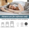 FANSU Round Fitted Sheet, Soft Cotton Fitted Sheet, Breathable Box