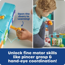 Learning Resources Lock & Key Clubhouse, Counting and Fine Motor Games, Combination Lock Toy, Montessori Activity Center for Kids, Preschool Learning Activities, Boy and Girls Gifts