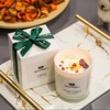 OakVault Organic Soy Scented Candles With Crystals - Flavors: Juniper