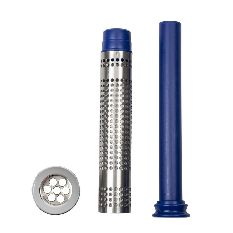 300MM Tall Commercial Sink Plug Strainer Overflow Waste Pipe with