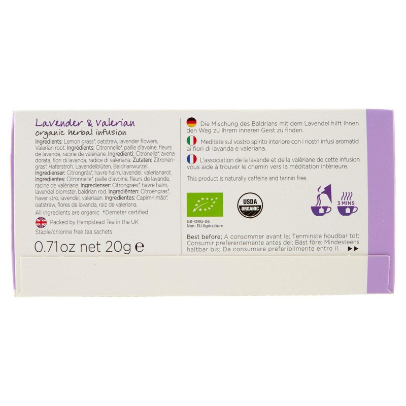Meditate - Lavender & Valerian 20 sachets 20g
