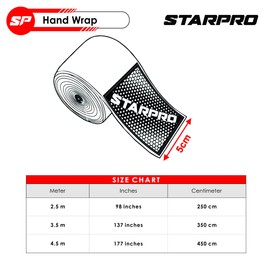 Starpro Original Boxing Wraps - Many Colours - Thumb & Loop - Boxing Hand Wraps Boxing Boxing Wraps for Men Boxing Wraps Women Boxing Inner Gloves Boxing Straps Boxing Wraps for Kids Boxing Wraps