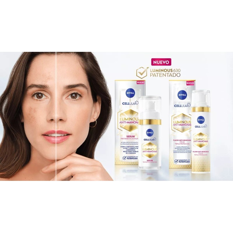 Nivea Fluido Facial Nivea Cellular Luminous630 Anti Manchas Fps50