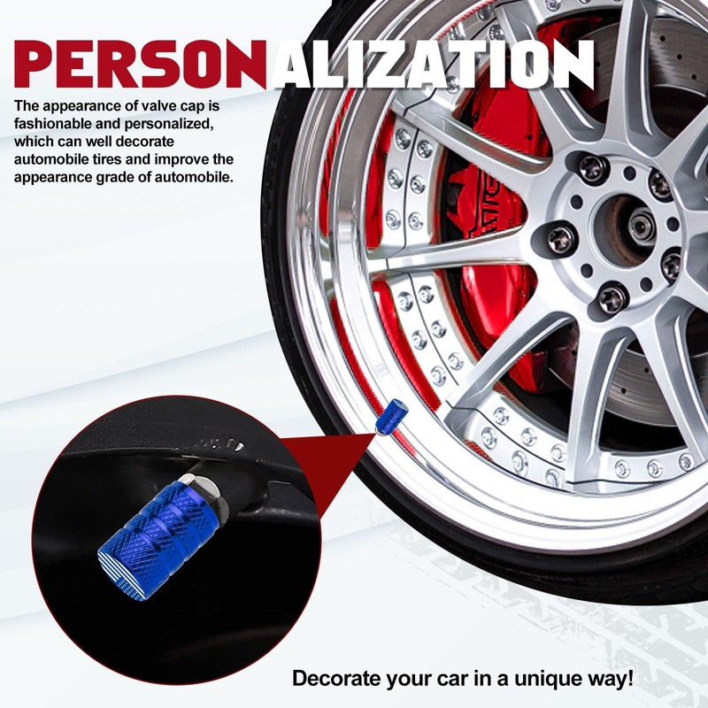 x xotic tech 4pcs American Flag Tire Valve Stem Cover