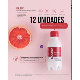 OMNILIFE kolina 12 Botellas 200ml  Producto Nutricional Sabor Toronja Vitamina C