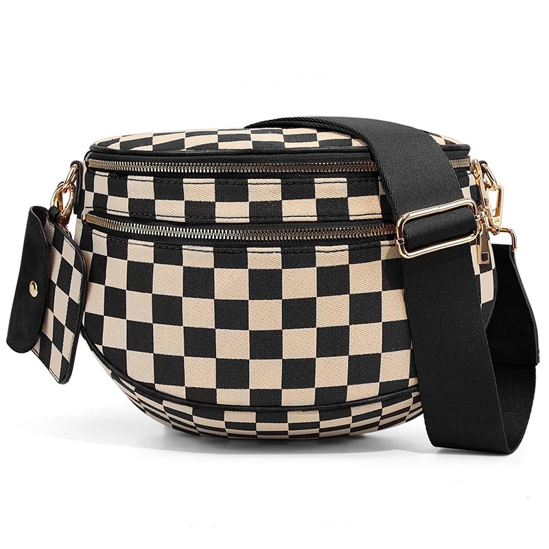 Waterproof Nylon Fanny Pack Crossbody Waist Bags Belt Sport Dumpling