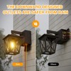 Ehaho Porch Lights with Outlet, Dusk to Dawn Outdoor with