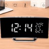 LED Digital Clock 3 Level Brightness Snooze USB Battery Powered
