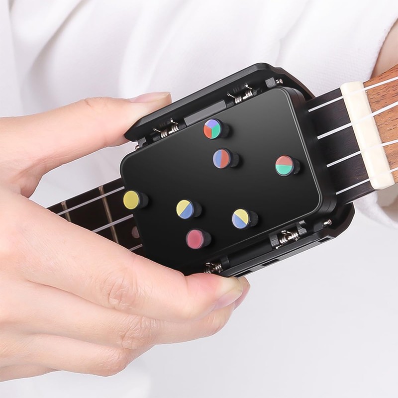 WANGCL Guitar Chord Trainer Tool, Ukulele Teaching Practice Aid, Ukulele