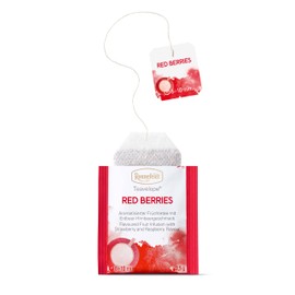 Ronnefeldt Teavelope "Red Berries" - Fruit Tea with Strawberry Raspberry Flavour, 25 Tea Bags, 62.5 g