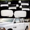 TOROX For 2013-2018 Dodge Ram Door Handle COVERS No PKH+Mirrors