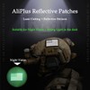 2 PCS AliPlus Night Vision Skull Patches IR Infrared Reflective