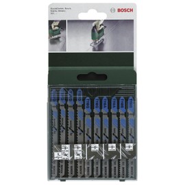 Bosch 2609256745 Jigsaw Blade Set 2 x T 118 A 2 x T 118 B 2 x T 118 G 2 x T 127 D 2 x T 227 D