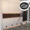 12 PCS Plastic Snap-On Mesh Air Vent Covers for Bathroom,