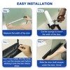 Adjustable Under Door Draft Stopper - Effectively Blocks Cold Air,