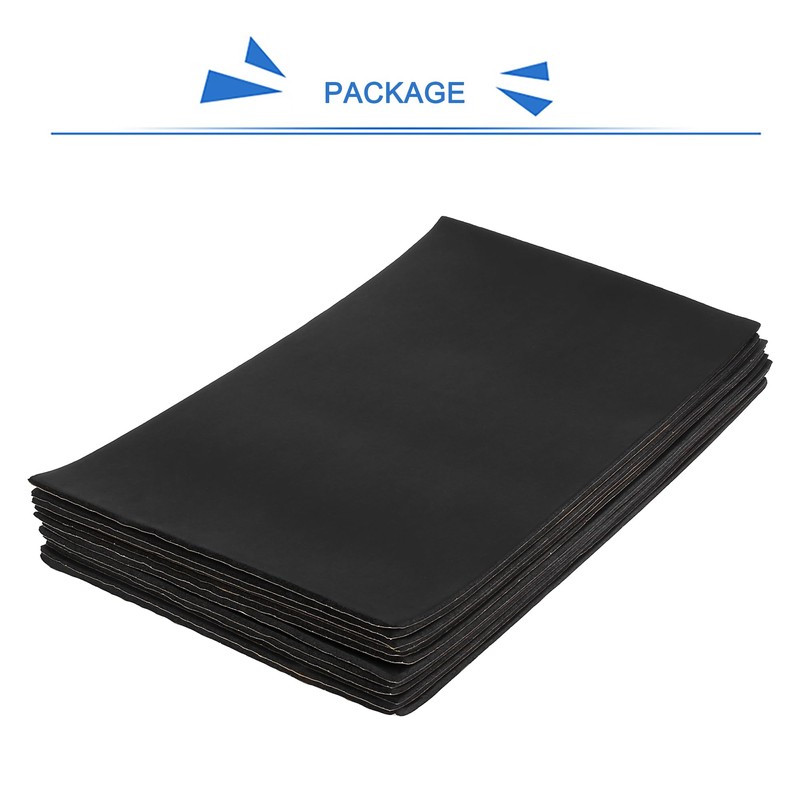 sourcing map Pack of 12 3 mm Insulation Mat Car