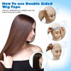 Lucxhcky 100 stk Klebeband für Perücken Wasserdicht Doppelseitiges Klebeband für