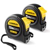 2 Packs Tape Measure Body 25/16 FtMetric/Imperial Self Centering Mini
