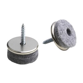 Meister Felt Glider "TopSoft" with screw, Ø 24 mm, 16 pieces, 644356